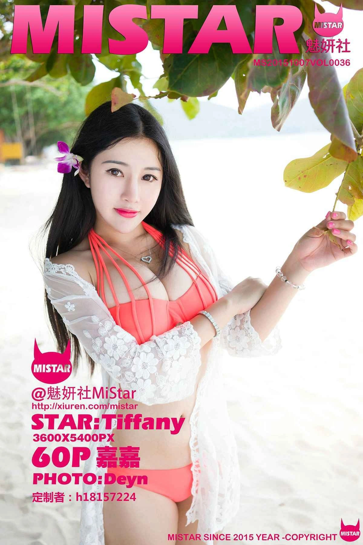 MiStar魅妍社 - 2015.10.07 VOL.036 嘉嘉Tiffany 1
